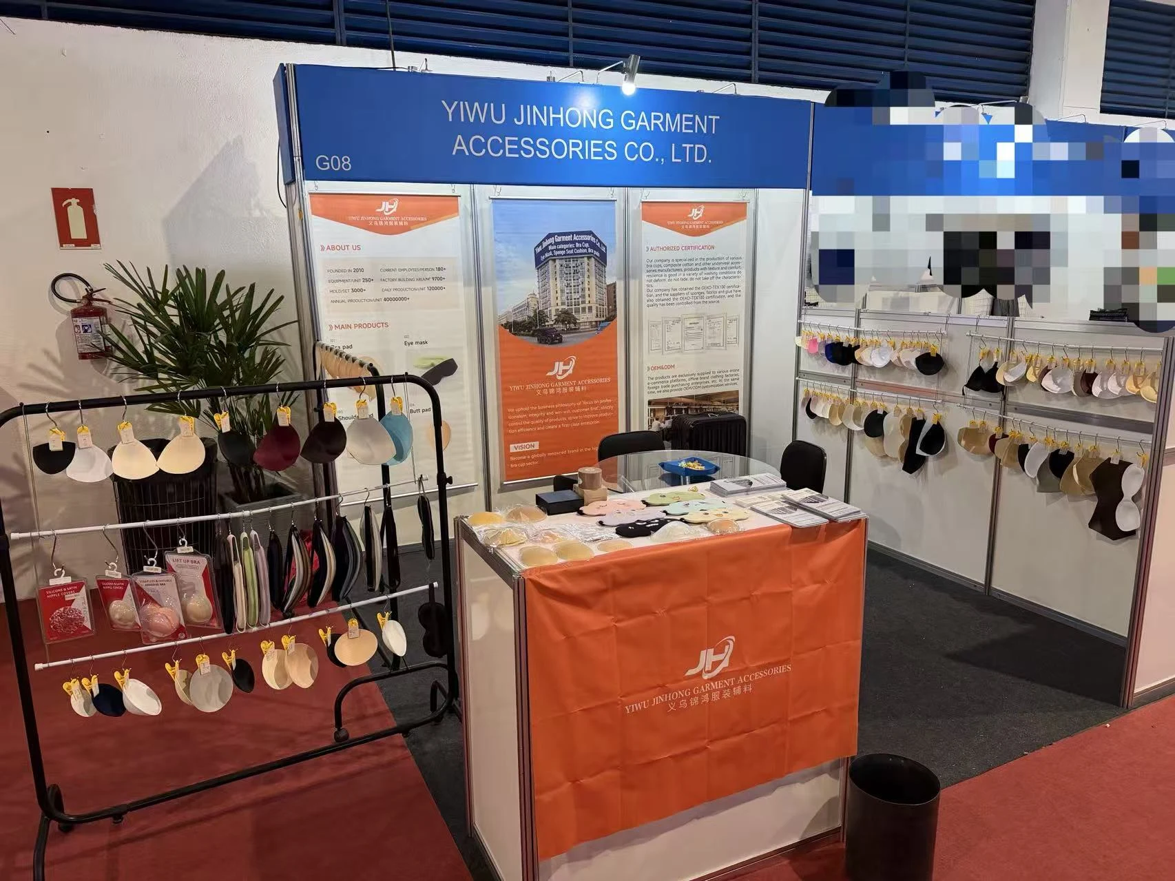 Yiwu Jinhong exhibition booth G08 — owner-provided photograph 3
