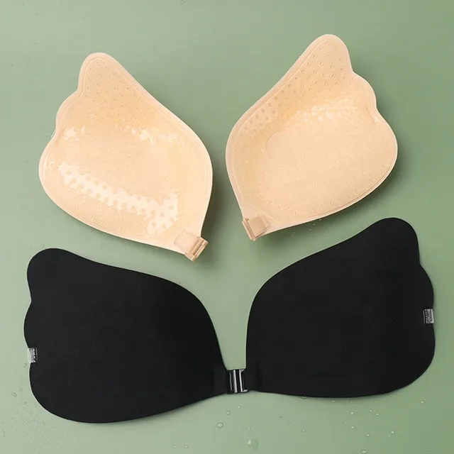 YB01 Jinhong YB01 Strapless Adhesive Sticky Push up up Bras for Women Brassiere Lingerie Invisible Bra Wedding Girl Adults Black Skin