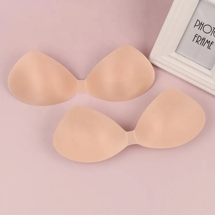JHL317 JINHONG JHL317 Top Selling New Design Breathable One Piece Foam Bra Cups Comfortable Foam Bra Pad Inserts for Woman