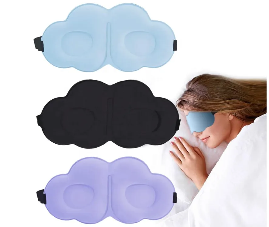1600886119091 Hot Sales Fashion Winter Breathable 3D Cloud Ice Silk Eye Mask-Shading Comfortable Push up Wholesale Price