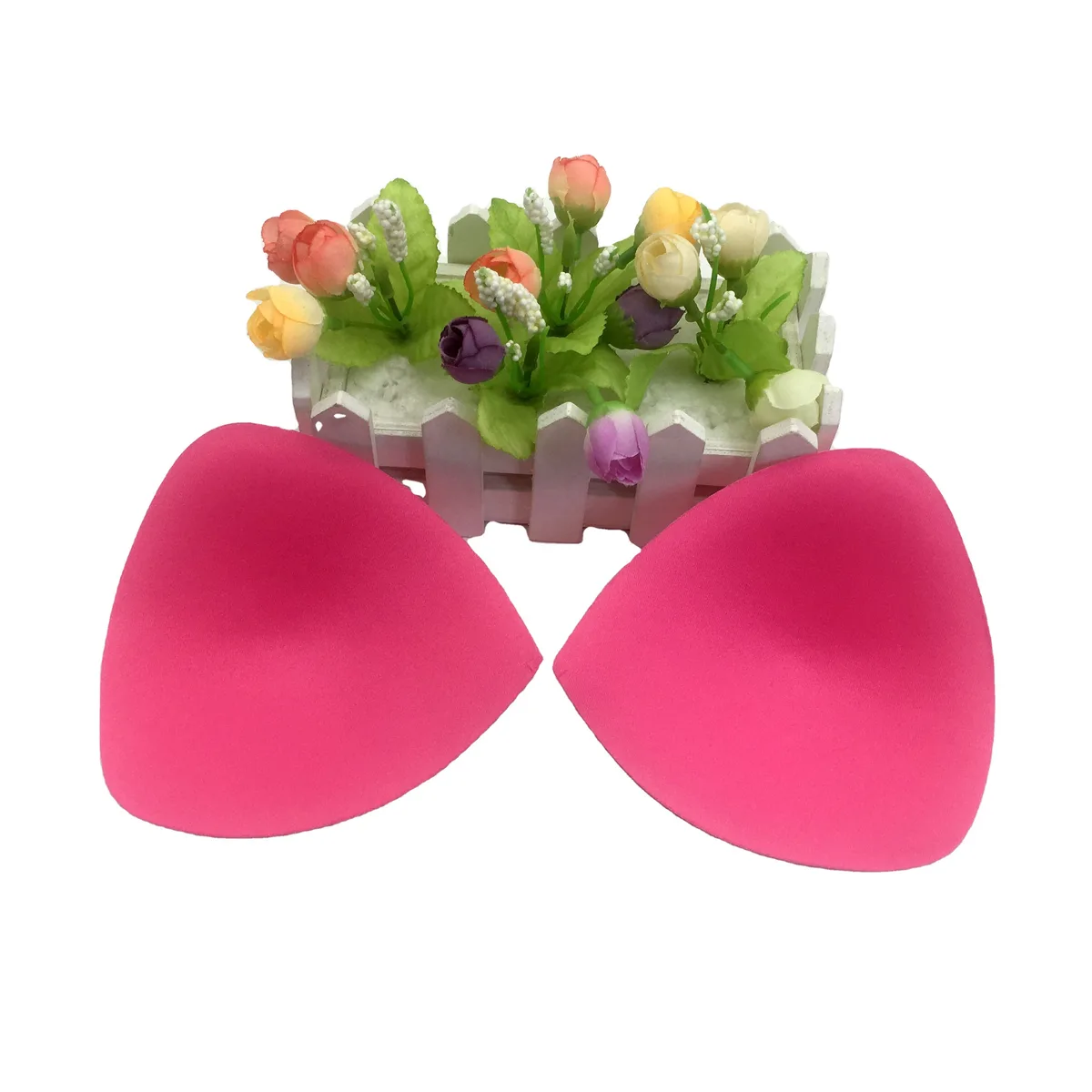 JH289 JINHONG JH289 Woman's Sports Bra Inserts Comfortable Breathable Breast Foam Pads for Yoga & Swimwear Made of Polyester & Sponge