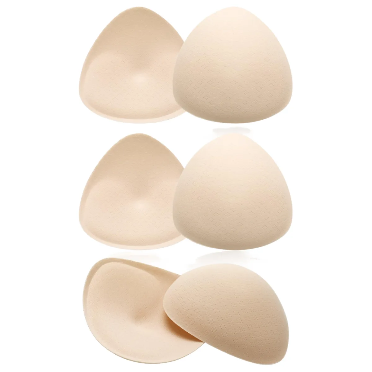 1601925459537 WLLHYF Sexy Triangle Bra Pads Inserts Breathable Machine-Washable Skin Color Non-Removable Soft Comfortable Breast Padding for