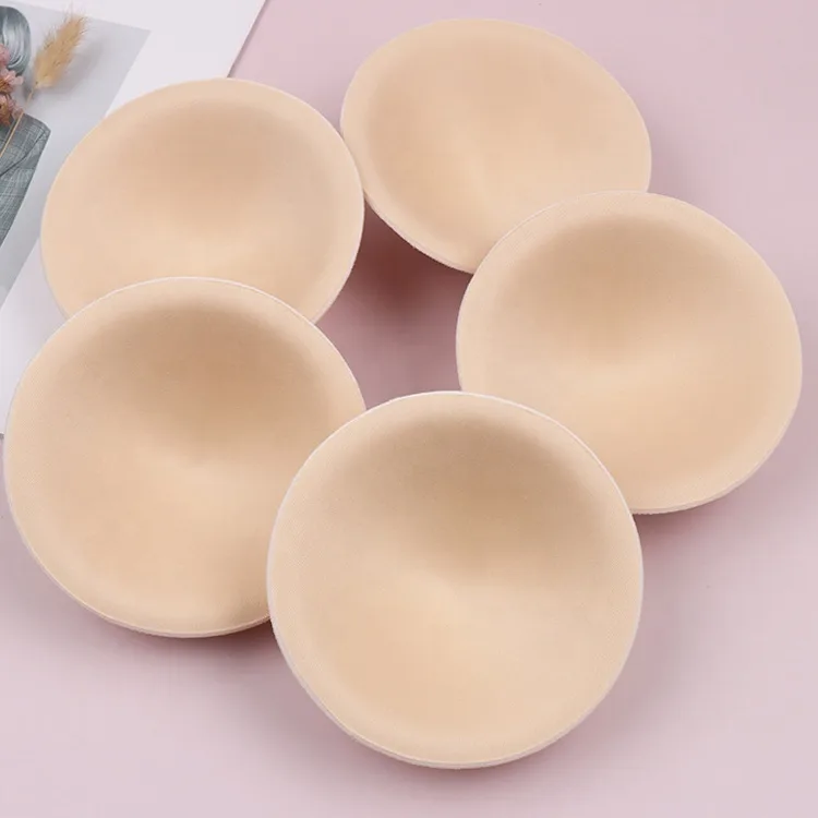 JHL710 JINHONG JHL710 Light Weight Reusable Bra Pad Sponge Spandex Cloth Nipple Cover Insert Washable Invisible Seamless Adjustable