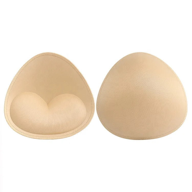 JH520 JINHONG JH520 Factory Wholesale Sport Lingerie Sponge Bra Pad Soft Close Swimsuit Bra Pad Sportswear Soft Bra Cup Summer Pink Bi