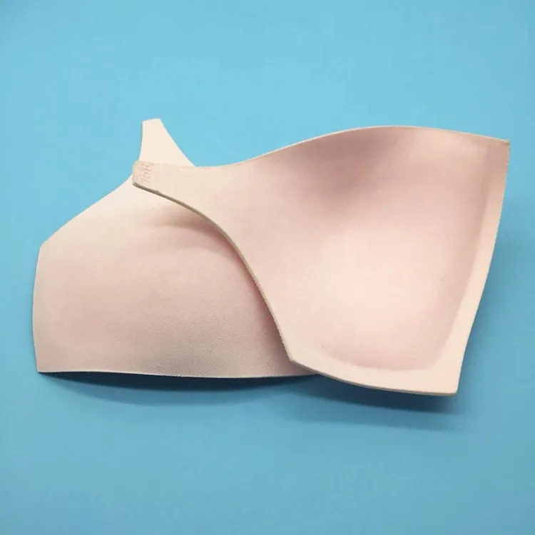JH234 JH234 Factory Supply Woman's Foam Push-up Bra Cups Irregular Shape Adjustable Comfortable High Quality Swimwear 1.7cm Thickness