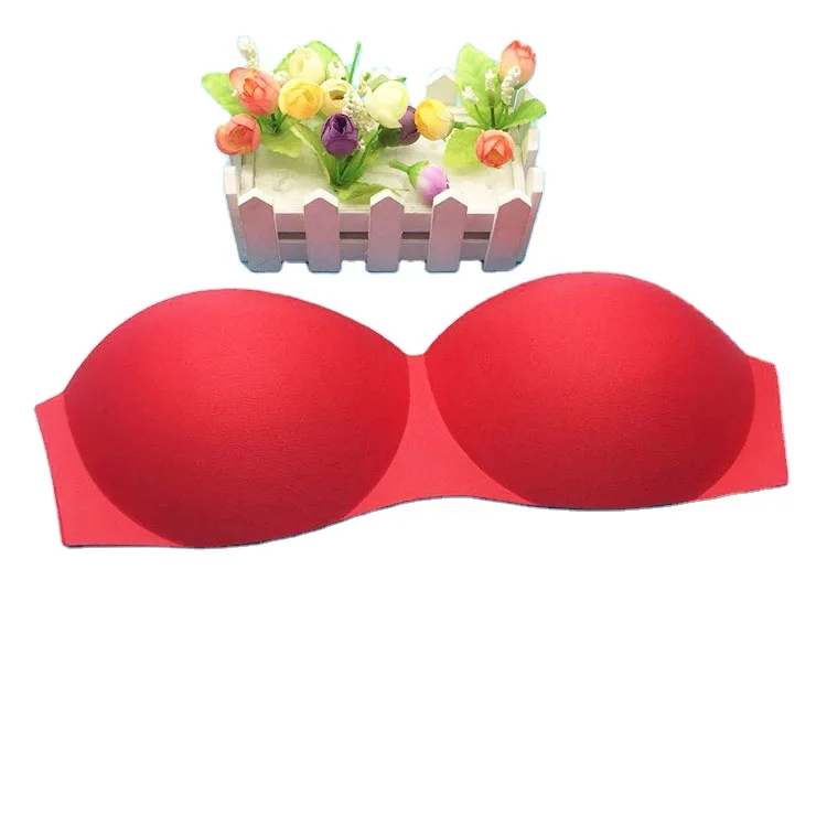 JH202 JINHONG JH202 Wholesale Women One Piece Bra Pad Cup Free Comfortable Adjustable Push Sexy Sponge Fabric Accessories Tape