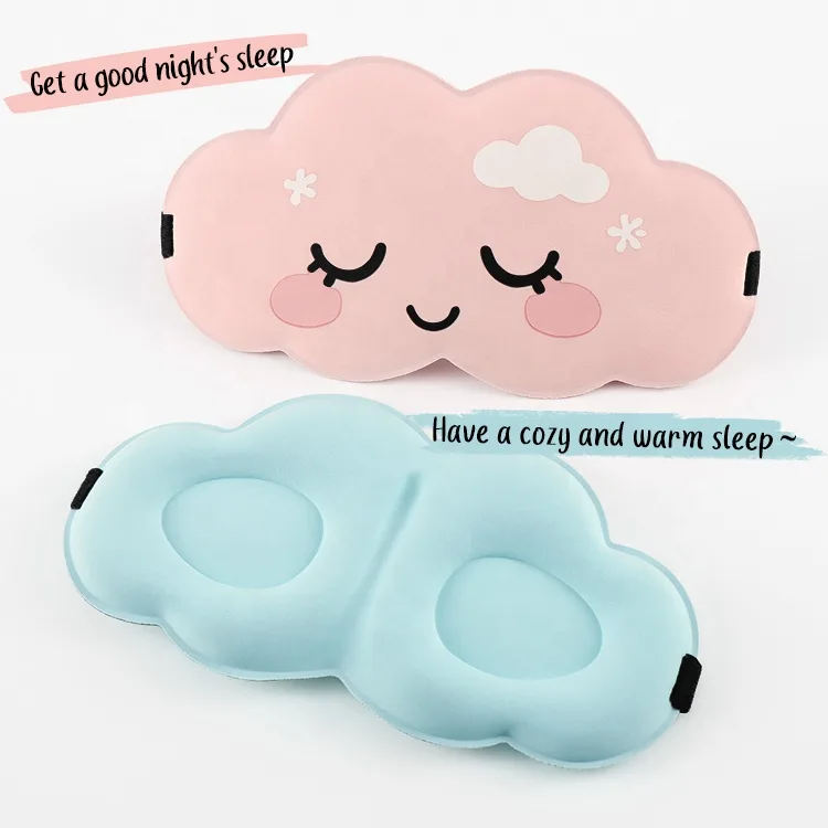 1601685242994 JINHONG Cloud Cartoon Weather All Four Seasons Portable Eye Mask Needle Detection Casual Airplane Lunch Break Use Soft Sponge