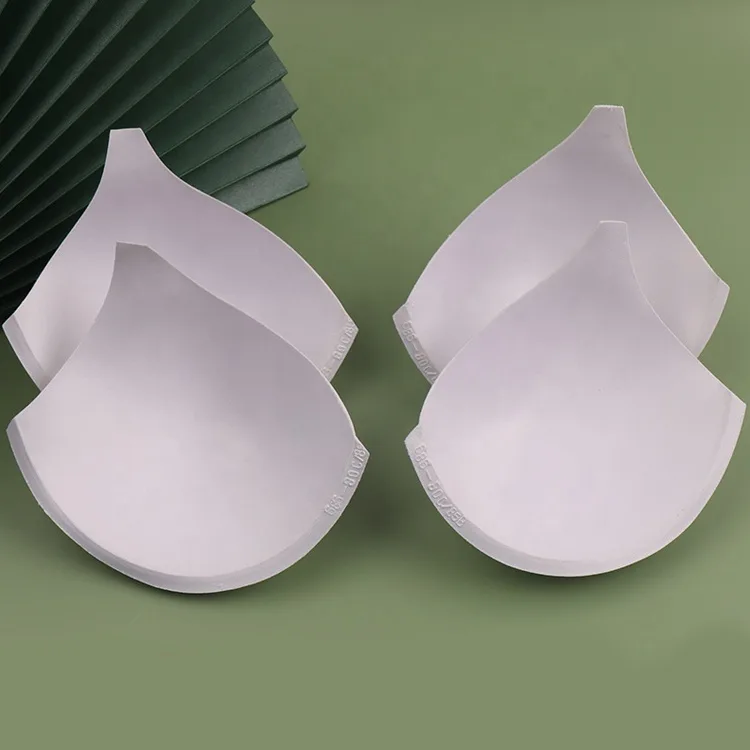 686 JINHONG 686 Wholesale Underwear Accessories Beige Sponge Bra Pads Sexy Molded Strap Bra Cup for Lingerie