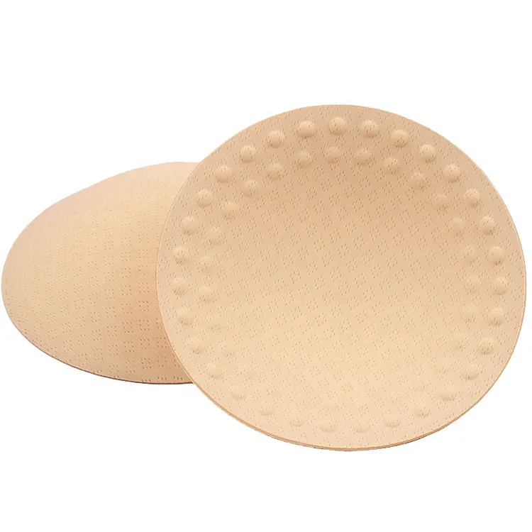 1601084830334 JINHONG JHRJ112 Natural Latex One-piece Yoga Wear Bra Pad Insert Sportswear Bra Cup Thickened One-piece Bra Cup