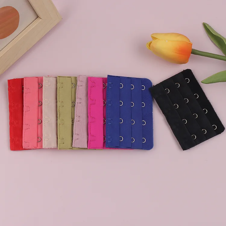 YGQ11 Durable Ladies Rectangle Bra Hook and Eye Extension Closure Underwear Accessories Nylon/Spandex