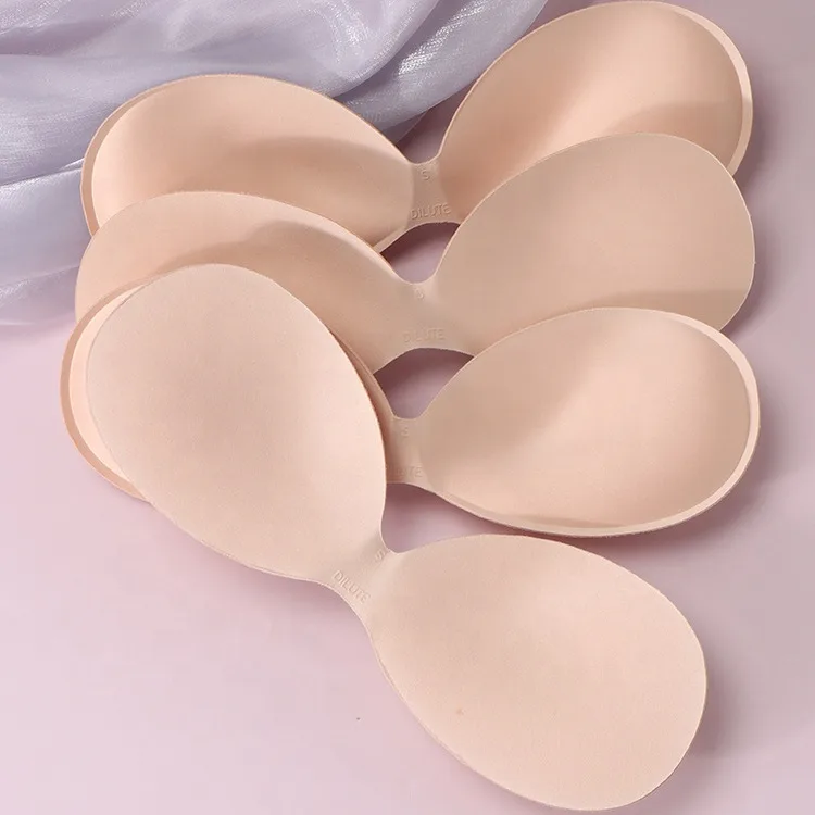 JHL832 JINHONG JHL832 Top Selling Popular Breathable One Piece 100% Polyester Foam Bra Cups Comfortable Bra Pad Inserts