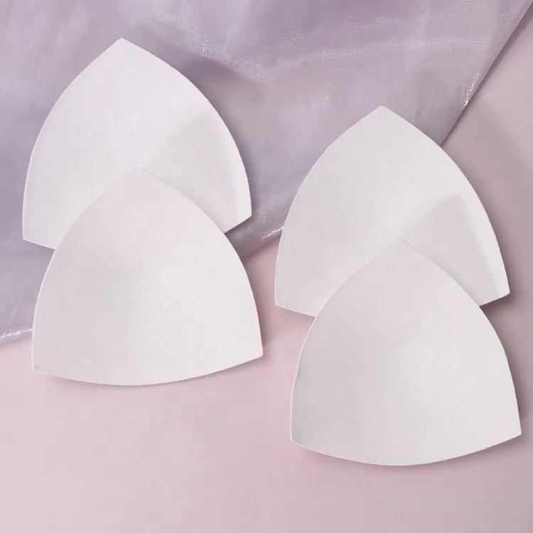 JH303 JINHONG JH303 High Density Triangle Padded Foam Bra Cup Pads Breathable Holes Design Comfortable Underwear Accessories