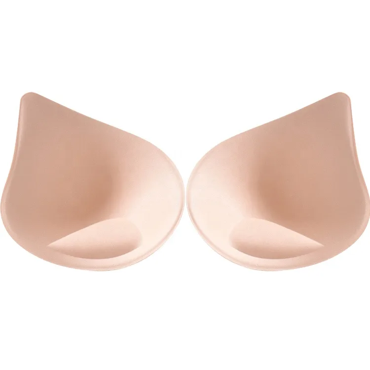 JH266 JINHONG JH266 Anti Overflow Sports Bra Strap Push Cup Inserts Drop Shaped Thickened Sponge Breast Pad Underwear Accessories