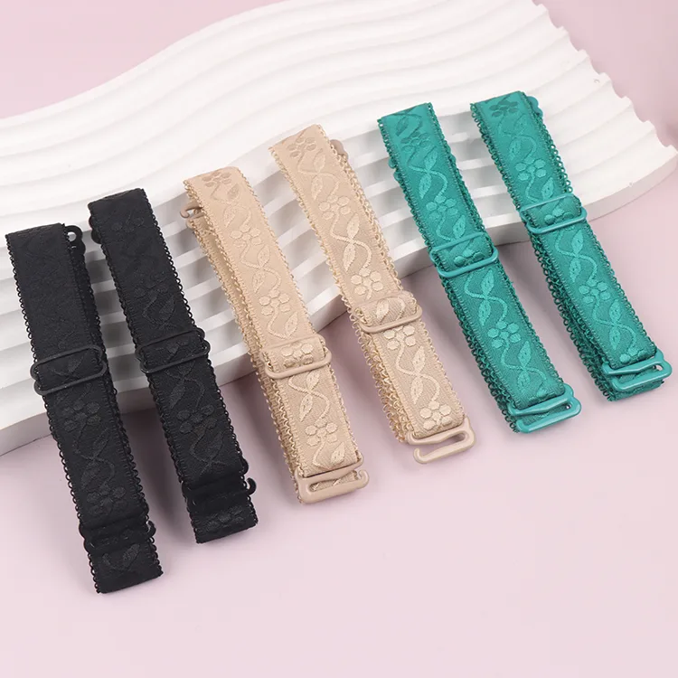 YGQ01 Luxury 40cm Elastic Breast Lift Bra Strap Extender with Nylon/Spandex Material for Comfortable Underwear Accessories