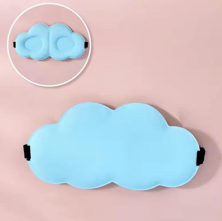 1601105721158 3D Ice Silk Cloud Shape Shading Eye Mask Sleep Travel Breathable Eye Mask