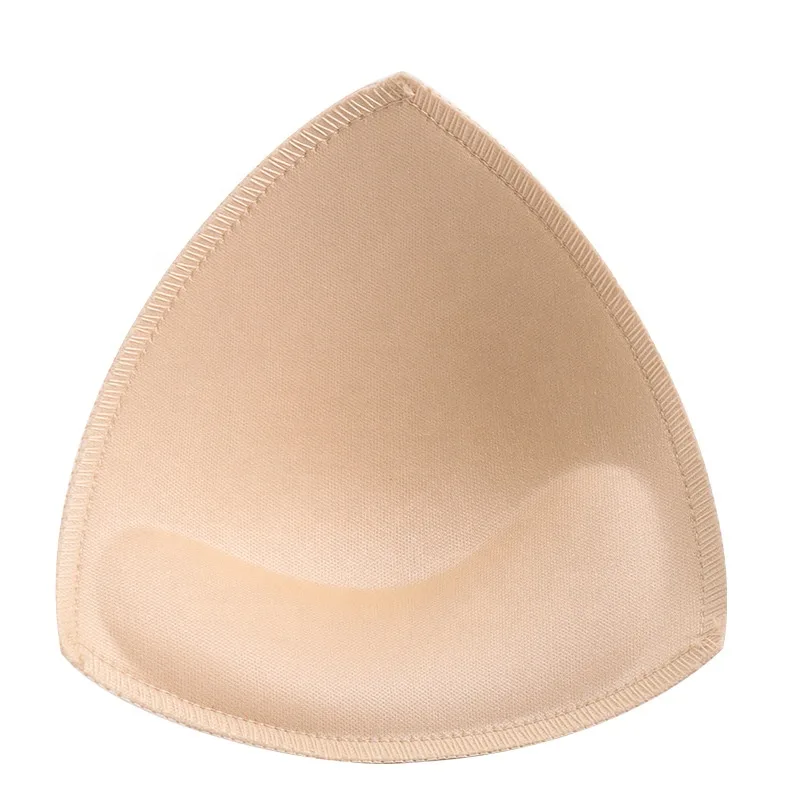 JH575 JINHONG JH575 Women Swimwear Bra Inserts Seamless Molded Bra Cup Yoga Suit Foam Triangle Bra Pads