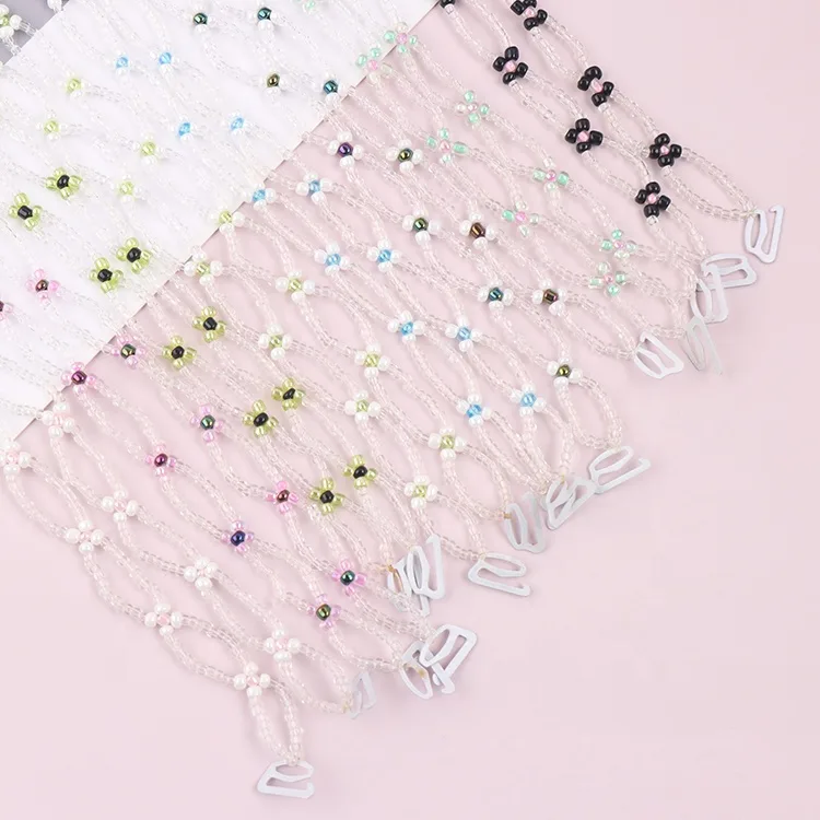 YGQ05 OEM Service Sexy Beaded Bra Strap Transparent Plastic Sports Outdoors Push-Up Breast Lift Features Underwear Accessories Jinhong