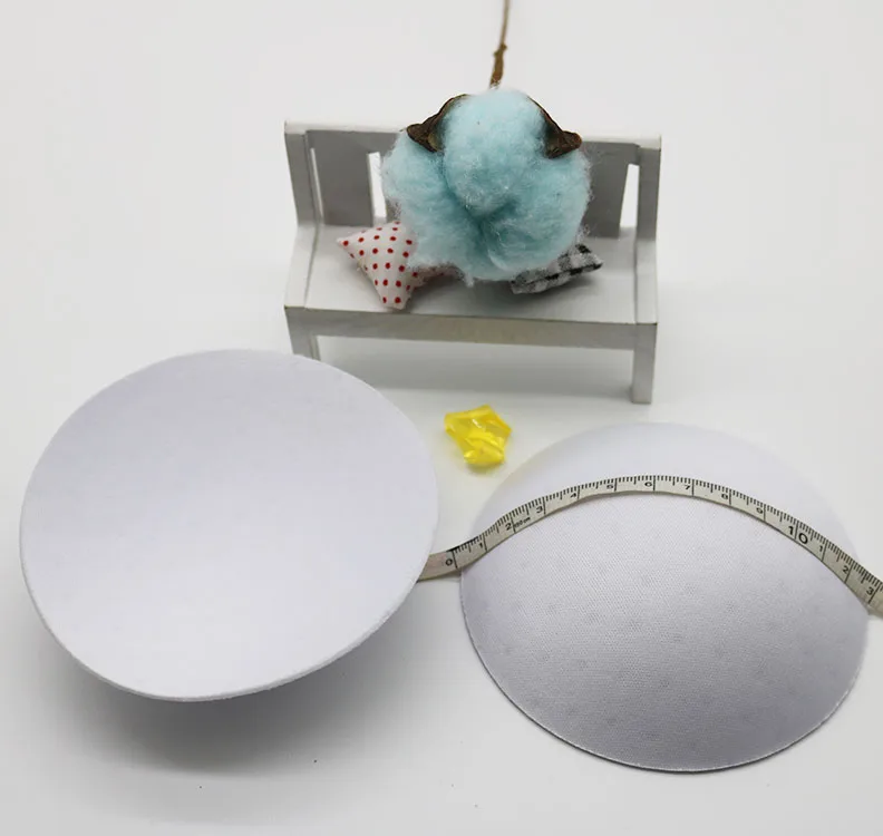 A2 Wholesale JINHONG A2 Model Sport Lingerie Sew-in Bra Cups 100% Polyester Breathable Comfortable Bra Pad 0.4cm Thickness for